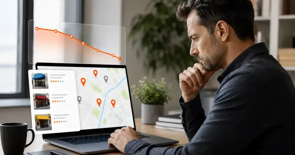 Google Maps ranking dropped
